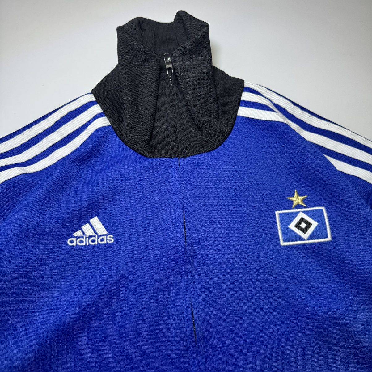 Adidas Vintage Adidas Hamburg Football Track Jacket Size US L / EU 52-54 / 3 - 3 Thumbnail