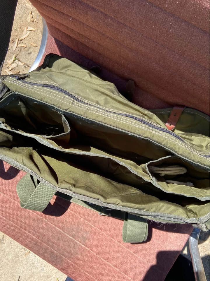 Orvis Vintage Orvis Leather/Canvas Messenger Bag Size ONE SIZE - 3 Thumbnail