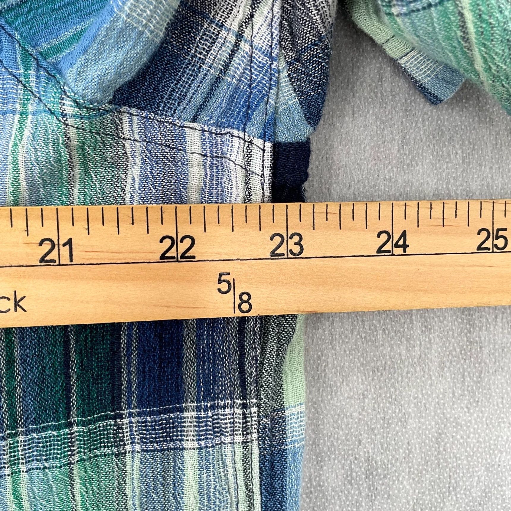 Patagonia Patagonia Shirt Adult Extra Large Blue Plaid Cotton Button Up Short Sleeve Mens Size US XL / EU 56 / 4 - 7 Thumbnail