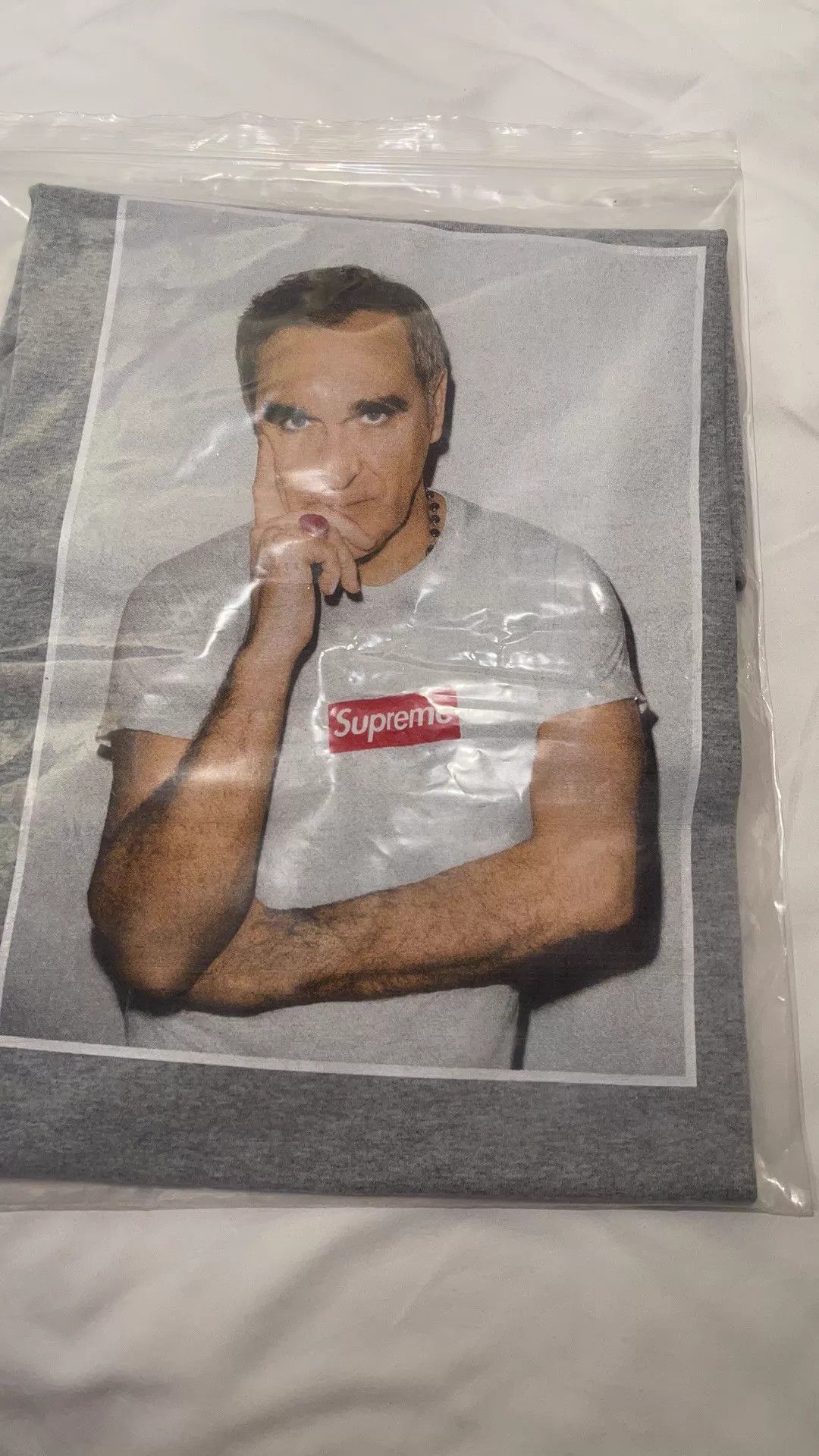 Supreme Supreme Morrissey Photo Tee Gray M Worn Once Size US M / EU 48-50 / 2 - 2 Thumbnail