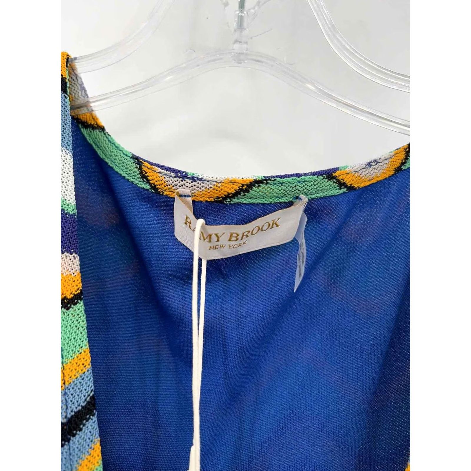 Ramy Brook Ramy Brook Blue Tank Top XL Printed Pre-Owned Size XL / US 12-14 / IT 48-50 - 2 Thumbnail