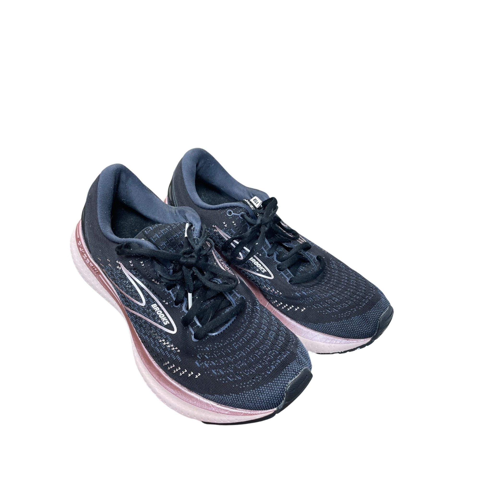 Brooks Brooks Glycerin 19 Womens Black Pink Running Sneakes SZ 11B Size US 11 / IT 41 - 17 Thumbnail