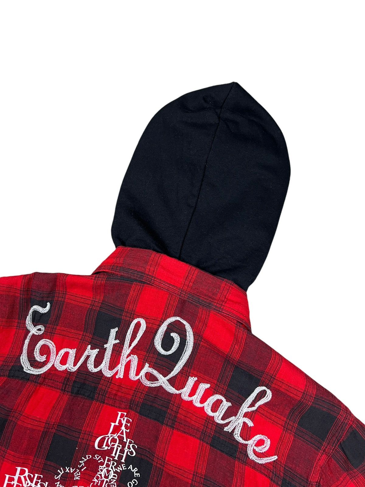 If Six Was Nine × In The Attic × Japanese Brand In The Attic Tartan Cross Poem Hooded Button Shirt Size US S / EU 44-46 / 1 - 8 Thumbnail