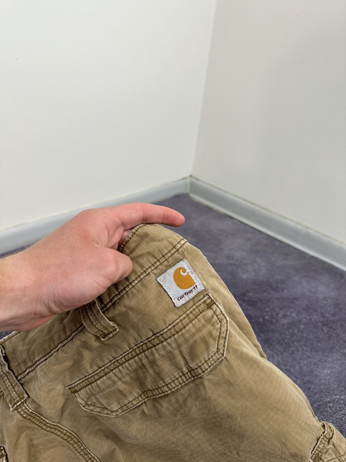 Carhartt Vintage Carhartt Cargo Baggy Distressed Opium USA Work Pants Size US 38 / EU 54 - 10 Thumbnail