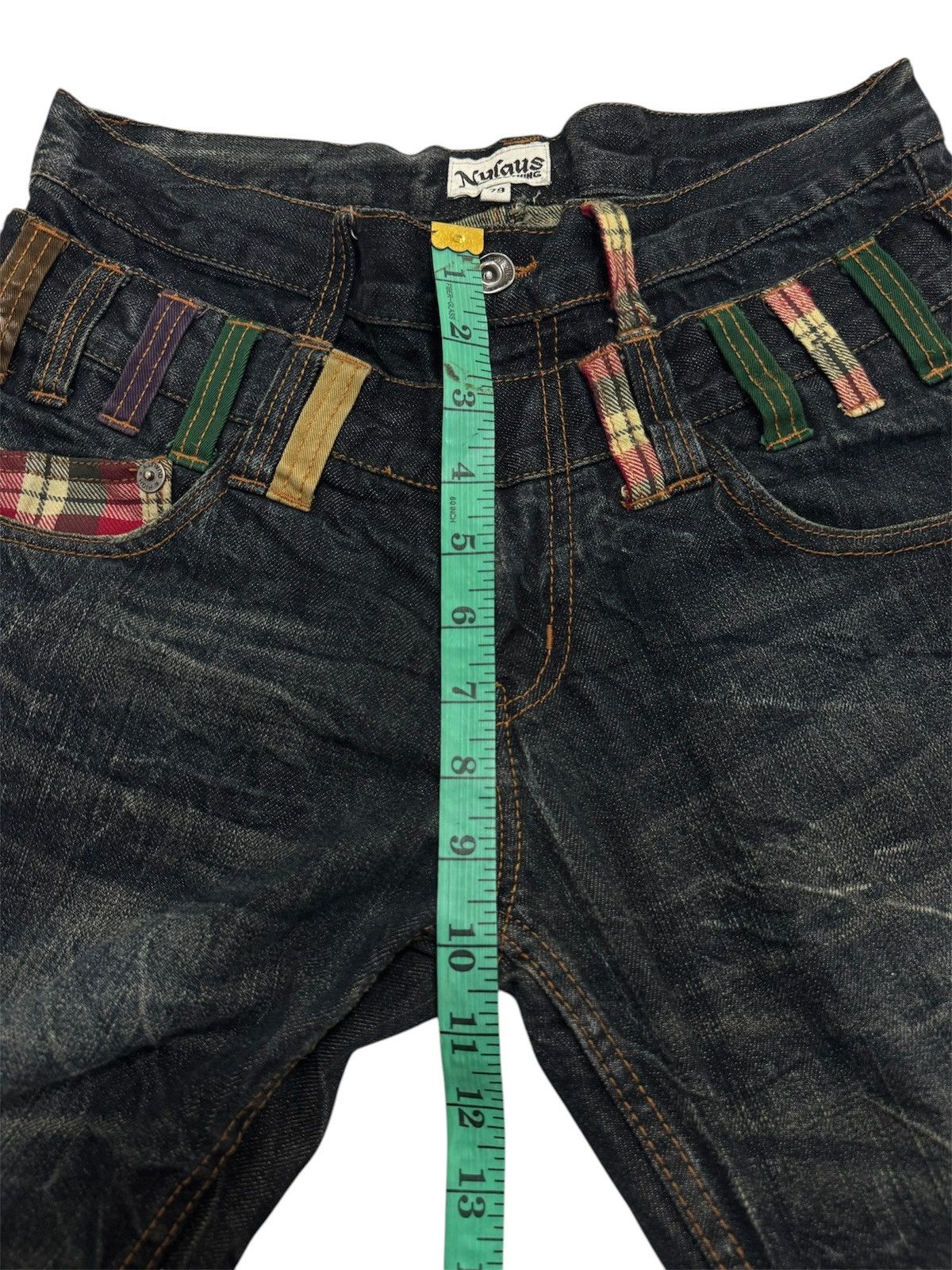 Japanese Brand JAPANESE DESIGN NYLAUS DOUBLE WAIST SEDITIONARIES STYLE JEAN Size US 30 / EU 46 - 20 Thumbnail
