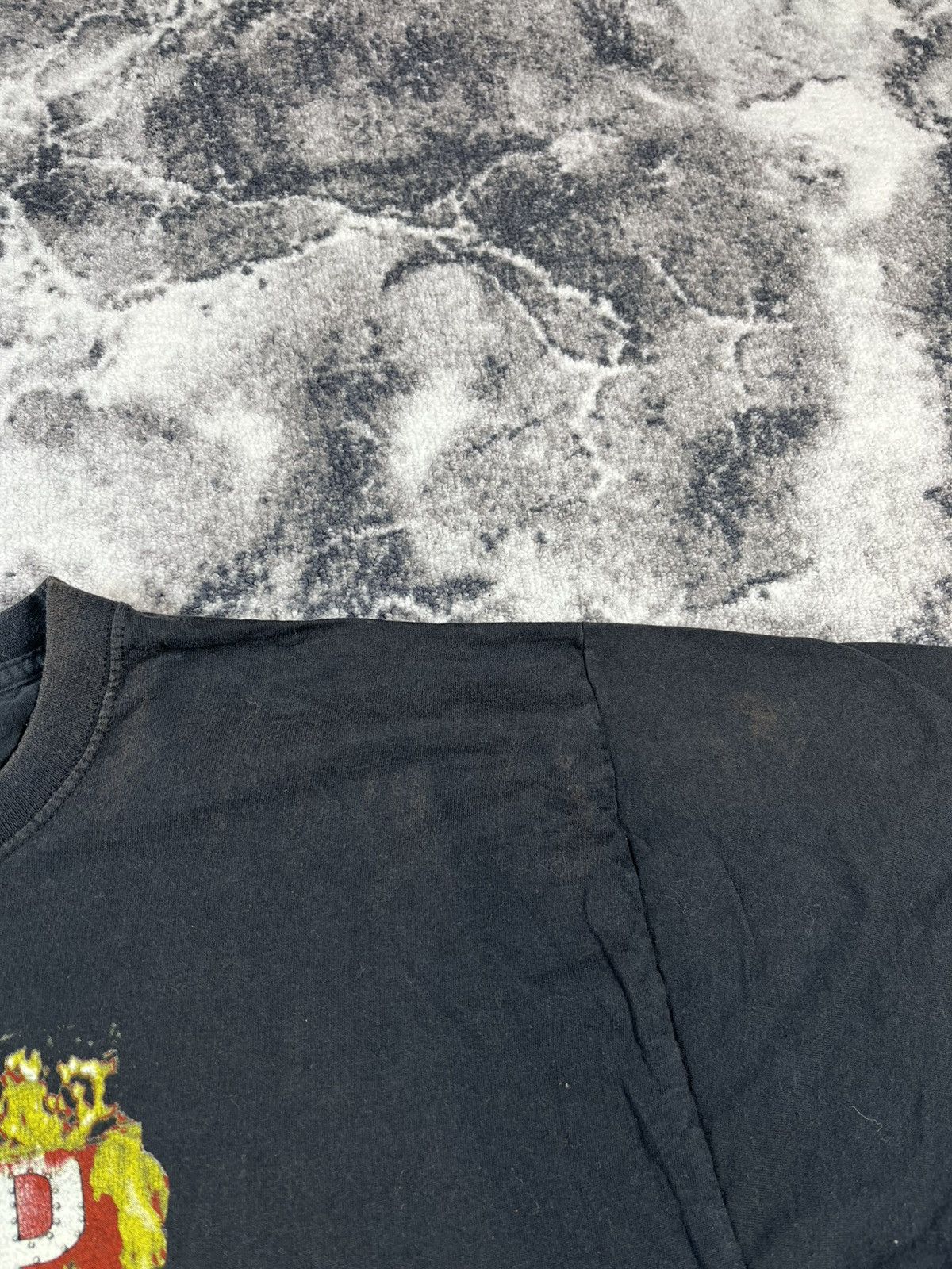 Fruit Of The Loom Vintage W.A.S.P Band Graphic Tee Faded Black Shirt Size US XL / EU 56 / 4 - 8 Thumbnail