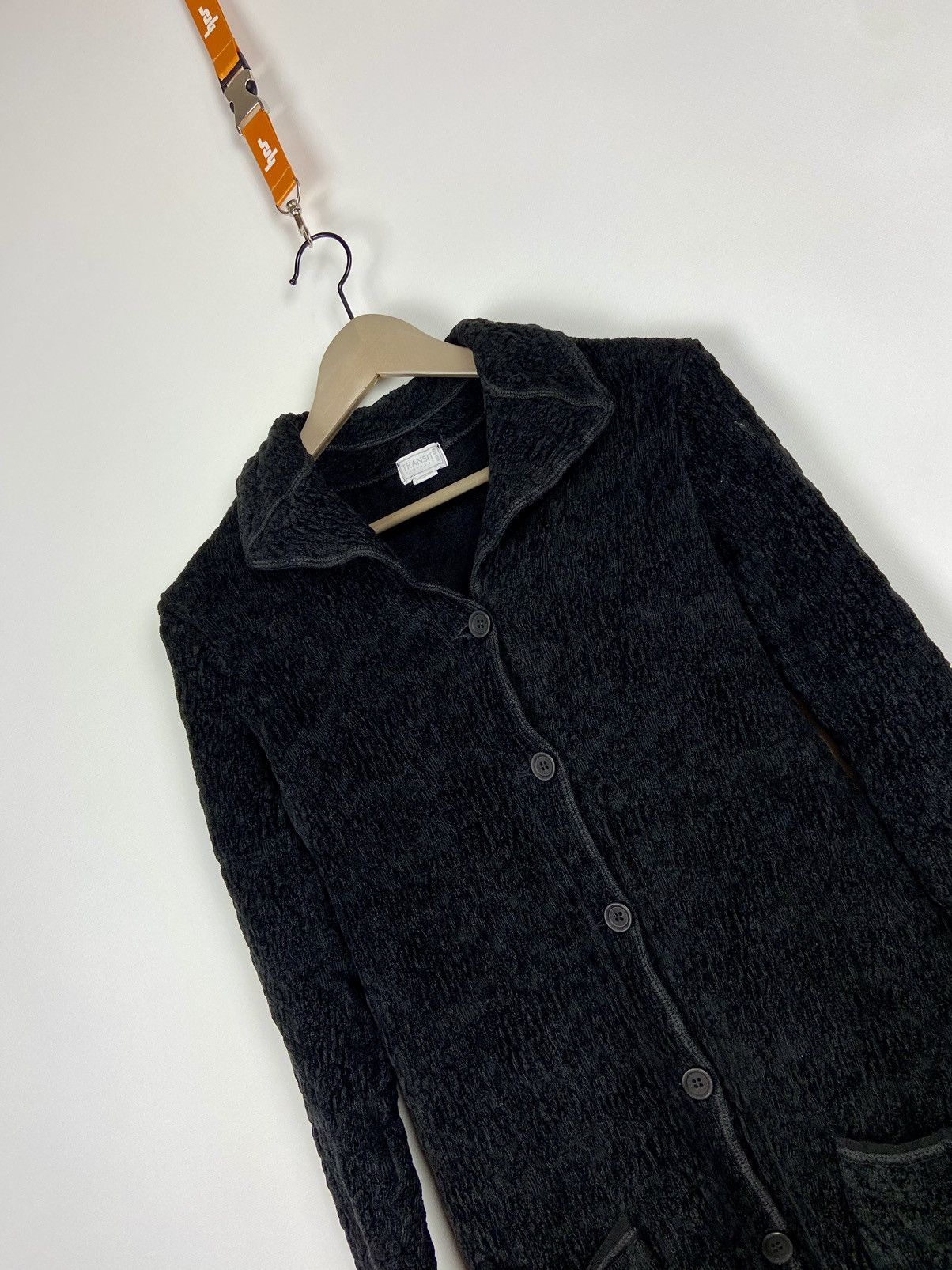 Transit × Vintage Transit Par-Such Womens Cardigan Coat Viscose Lana Wool Sz 1 Size M / US 6-8 / IT 42-44 - 2 Thumbnail