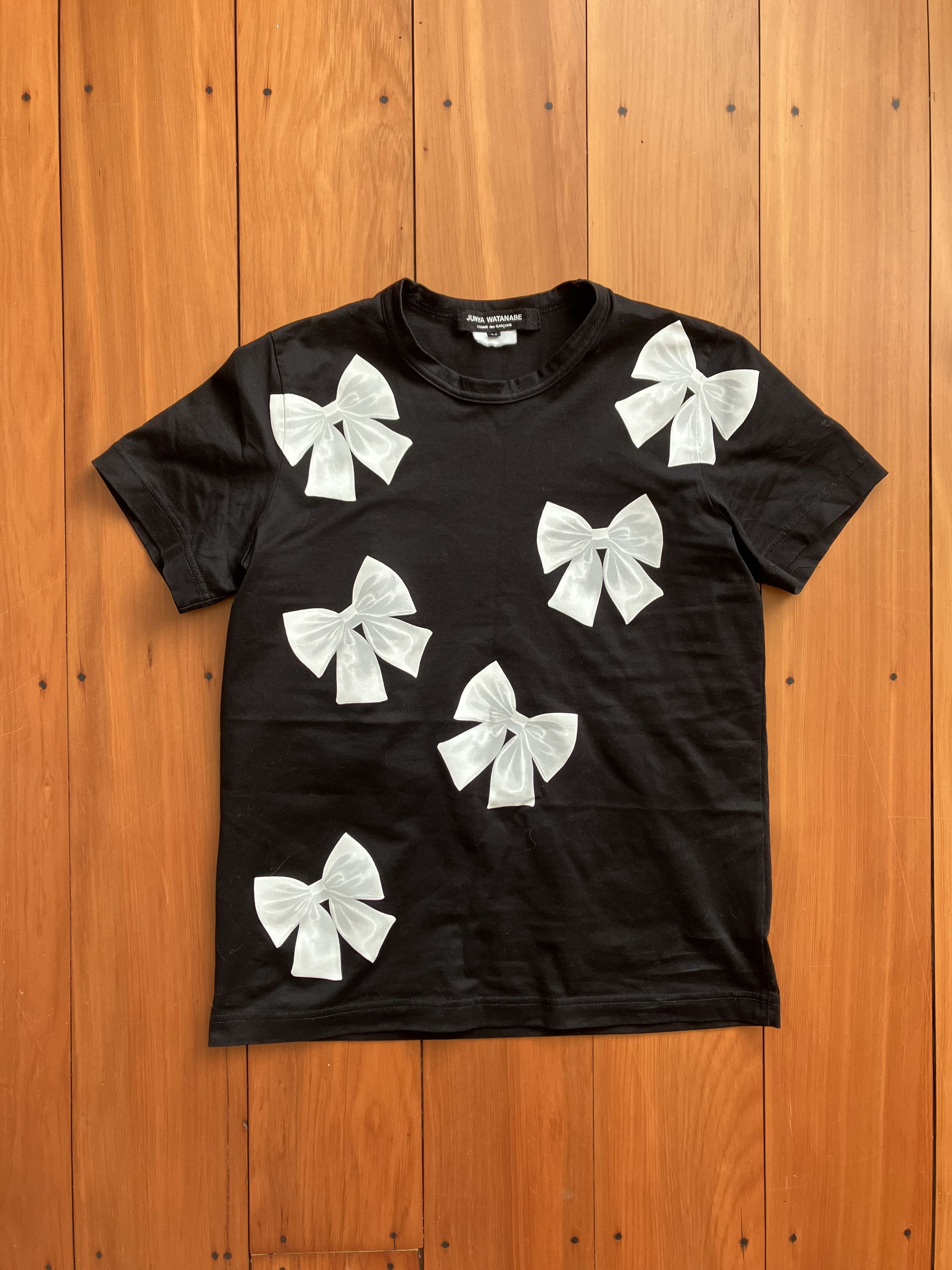image of Comme Des Garcons x Junya Watanabe 2017 T-Shirt in Black, Men's (Size XS)