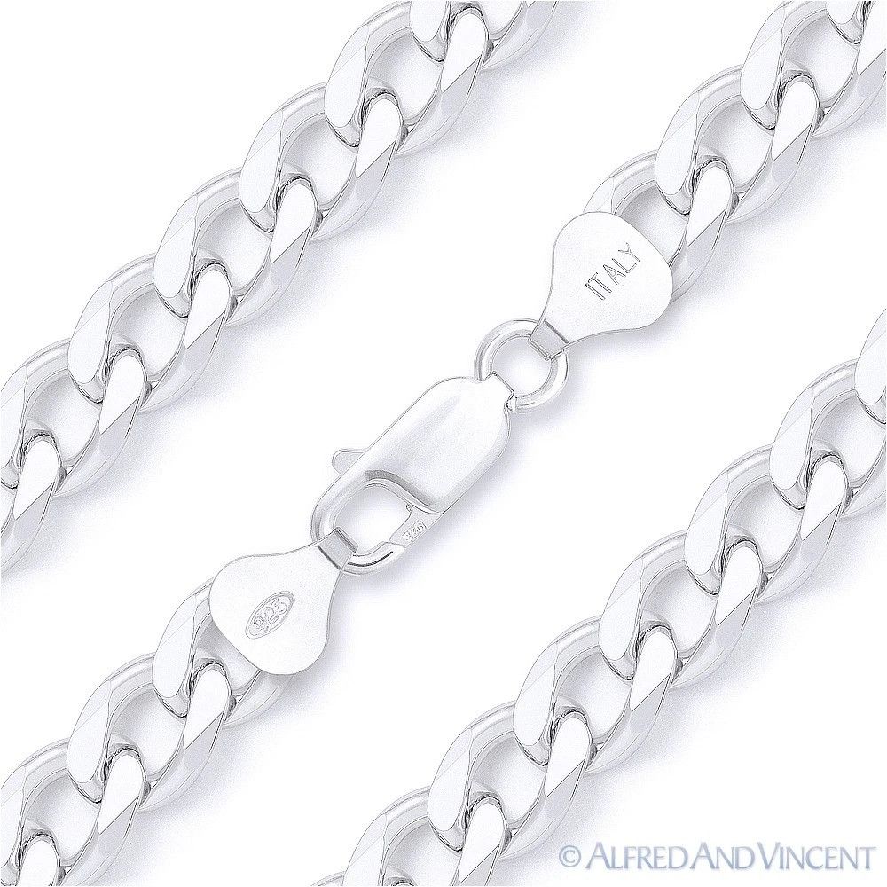 Other 8mm Cuban / Curb Link Italian Chain Bracelet Size ONE SIZE - 1 Thumbnail