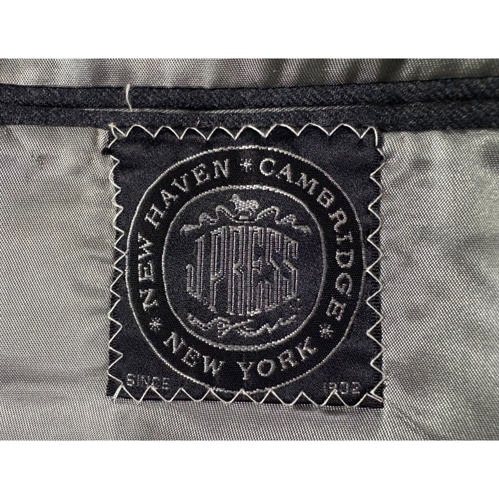 J. Press J Press chalk stripe wool blazer size 40 color dark grey vin Size 40R - 3 Thumbnail