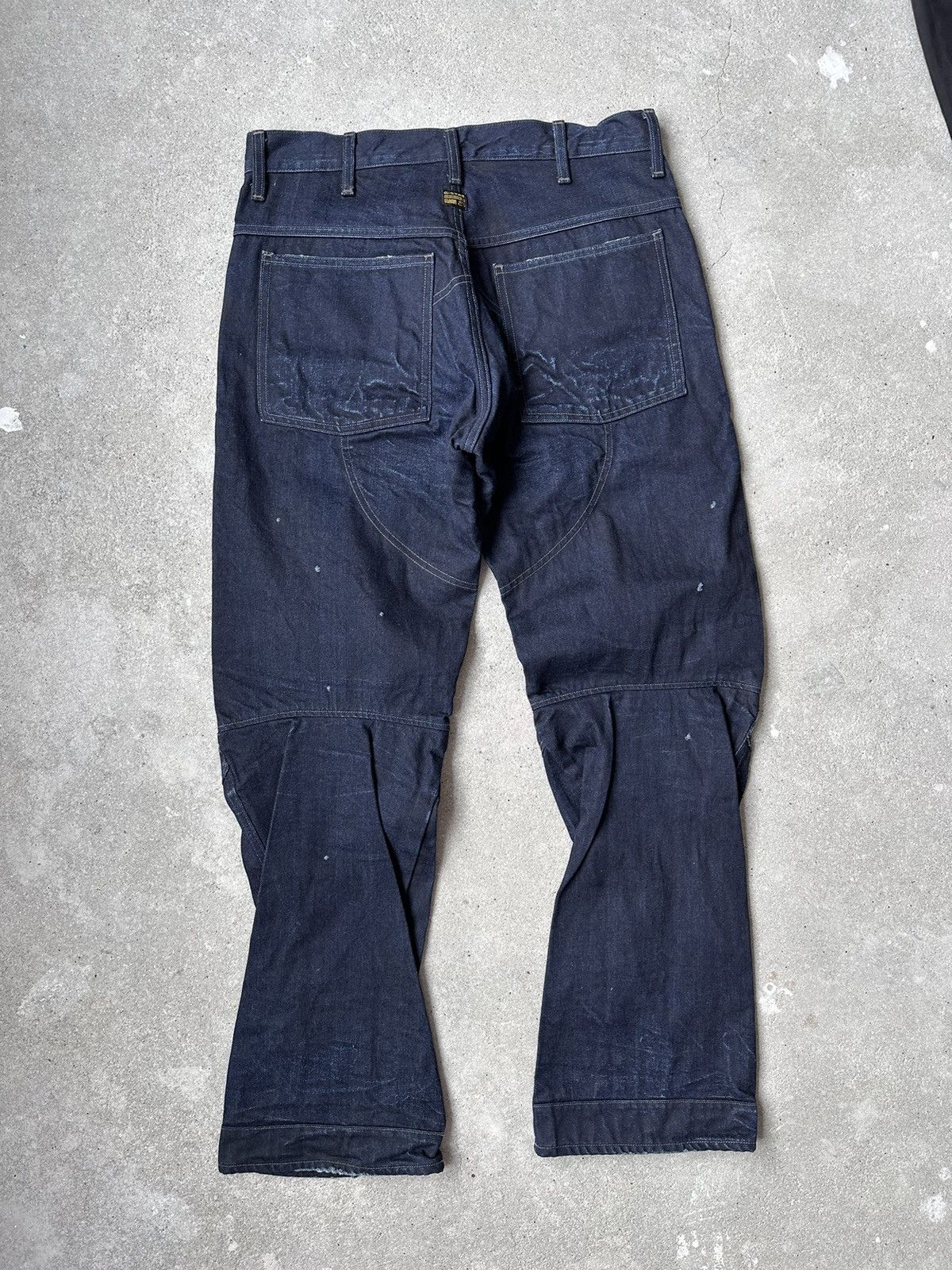 G-Star Vintage G-Star Raw Double Knee Stacked Jeans Size US 34 / EU 50 - 7 Thumbnail