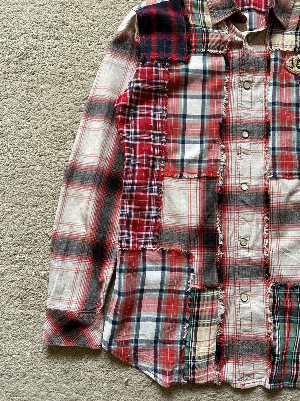 Diesel 2000s Diesel Patchwork Shirt Size US S / EU 44-46 / 1 - 4 Thumbnail