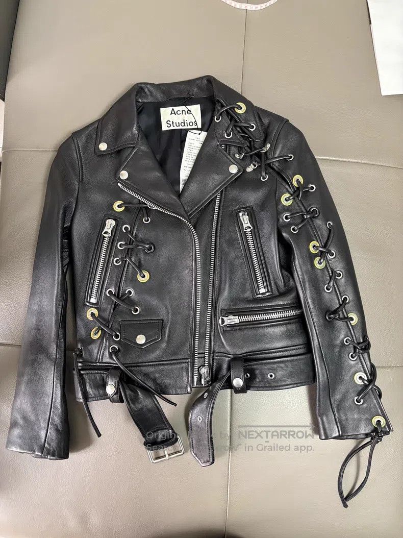 Acne Studios Acne Studios Women's Leather Jacket Size XXS / US 00 / IT 34 - 1 Thumbnail