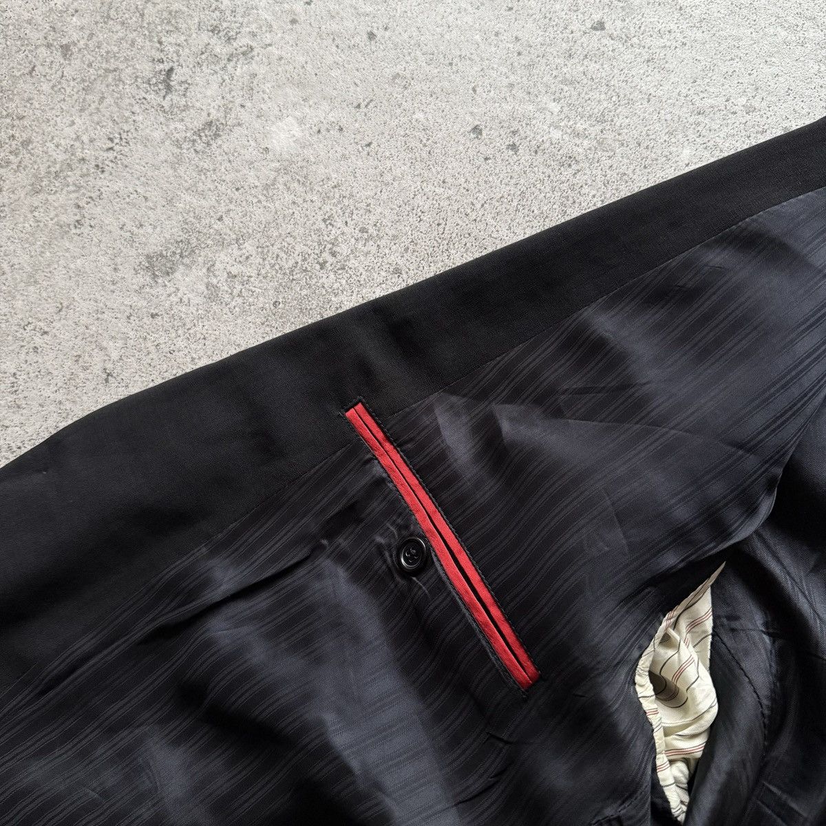 HUGO Hugo Boss Mens Black Wool Blend Suit Jacket Blazer