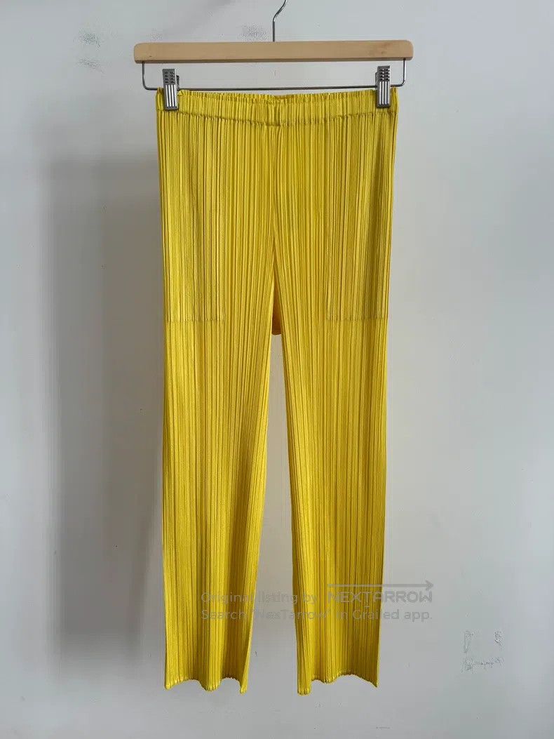 Issey Miyake Issey Miyake Yellow Pants Size 25" / US 0 / IT 36 - 1 Thumbnail