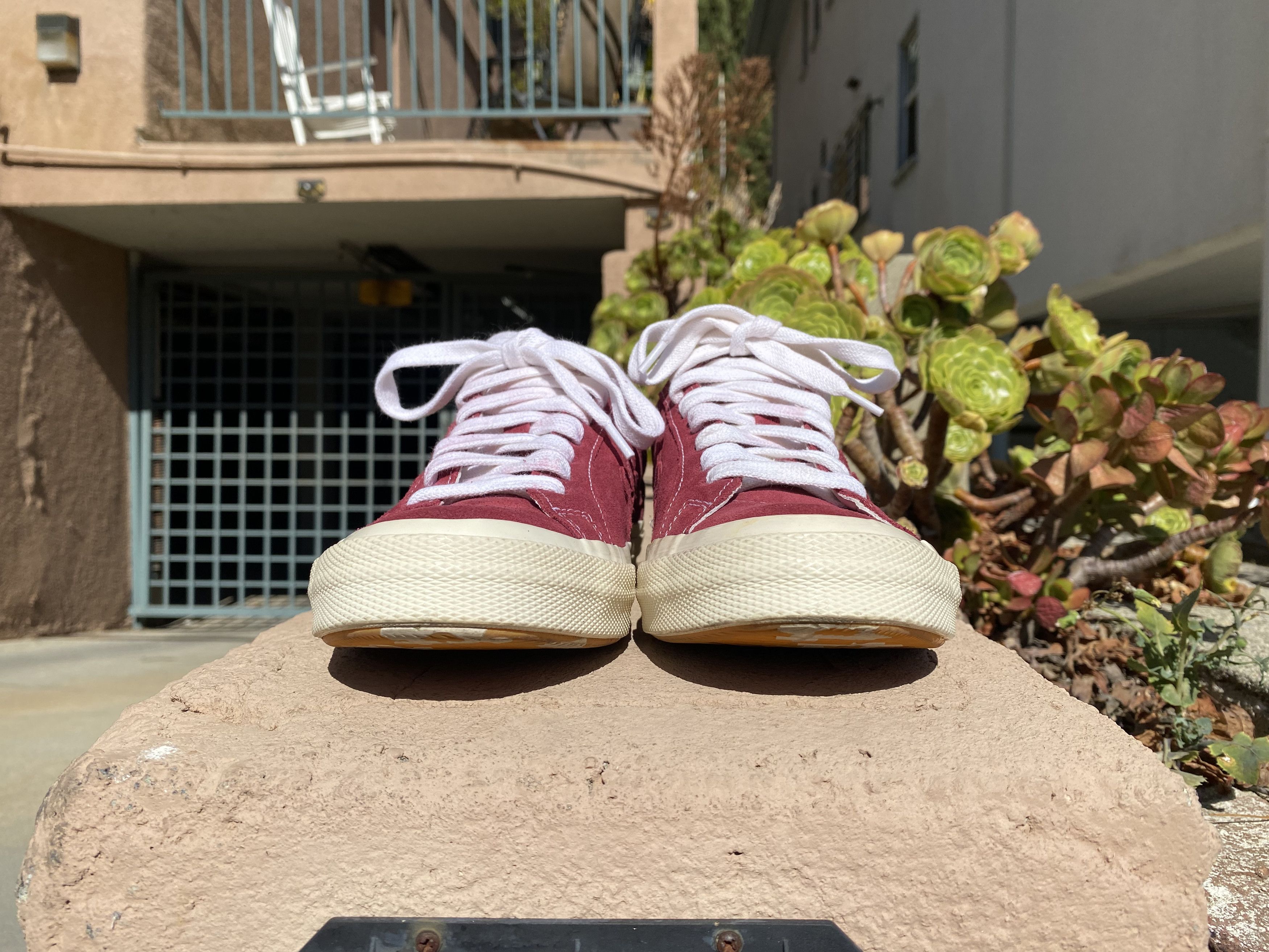 Converse × Golf le Fleur Converse x Golf Le Fleur One Star Ox ‘Mono Red’ Size US 8.5 / EU 41-42 - 3 Thumbnail