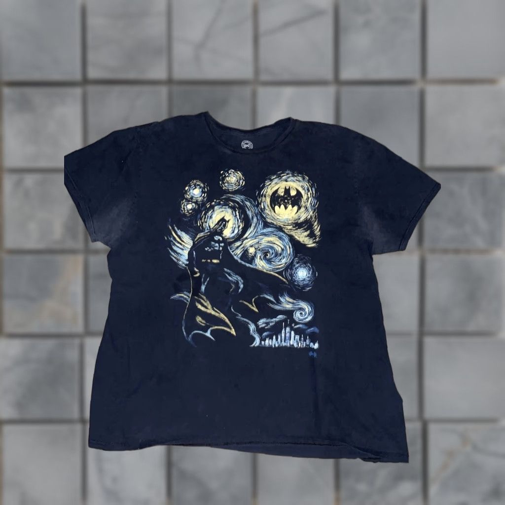 DC Comics DC Comics Batman Starie Night T-Shirt 2XL Size US XXL / EU 58 / 5 - 1 Thumbnail