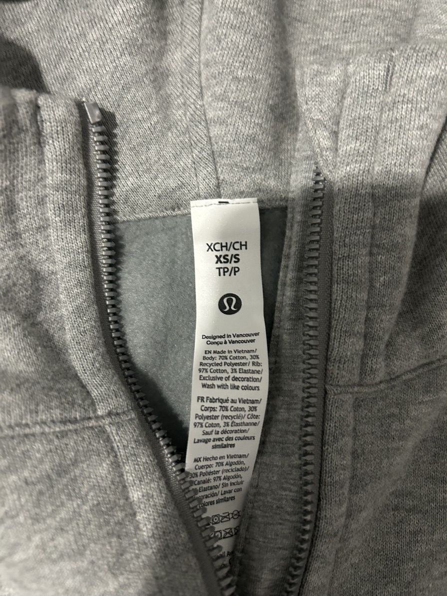 Lululemon Lululemon Gray Half Zip Scuba Hoodie Women's S long sleeve Size S / US 4 / IT 40 - 4 Thumbnail