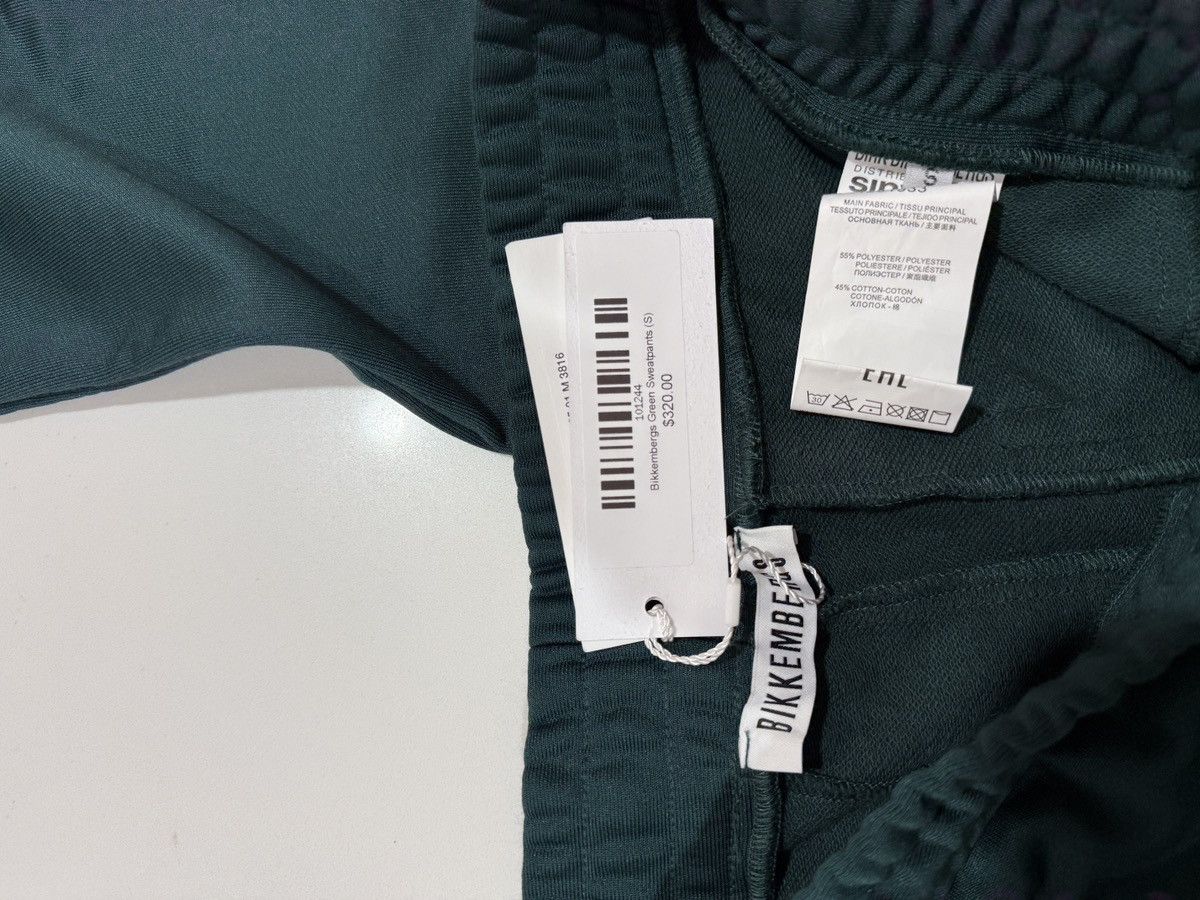 Dirk Bikkembergs Dirk Bikkembergs Green Sweatpants (S) Size US 30 / EU 46 - 15 Thumbnail
