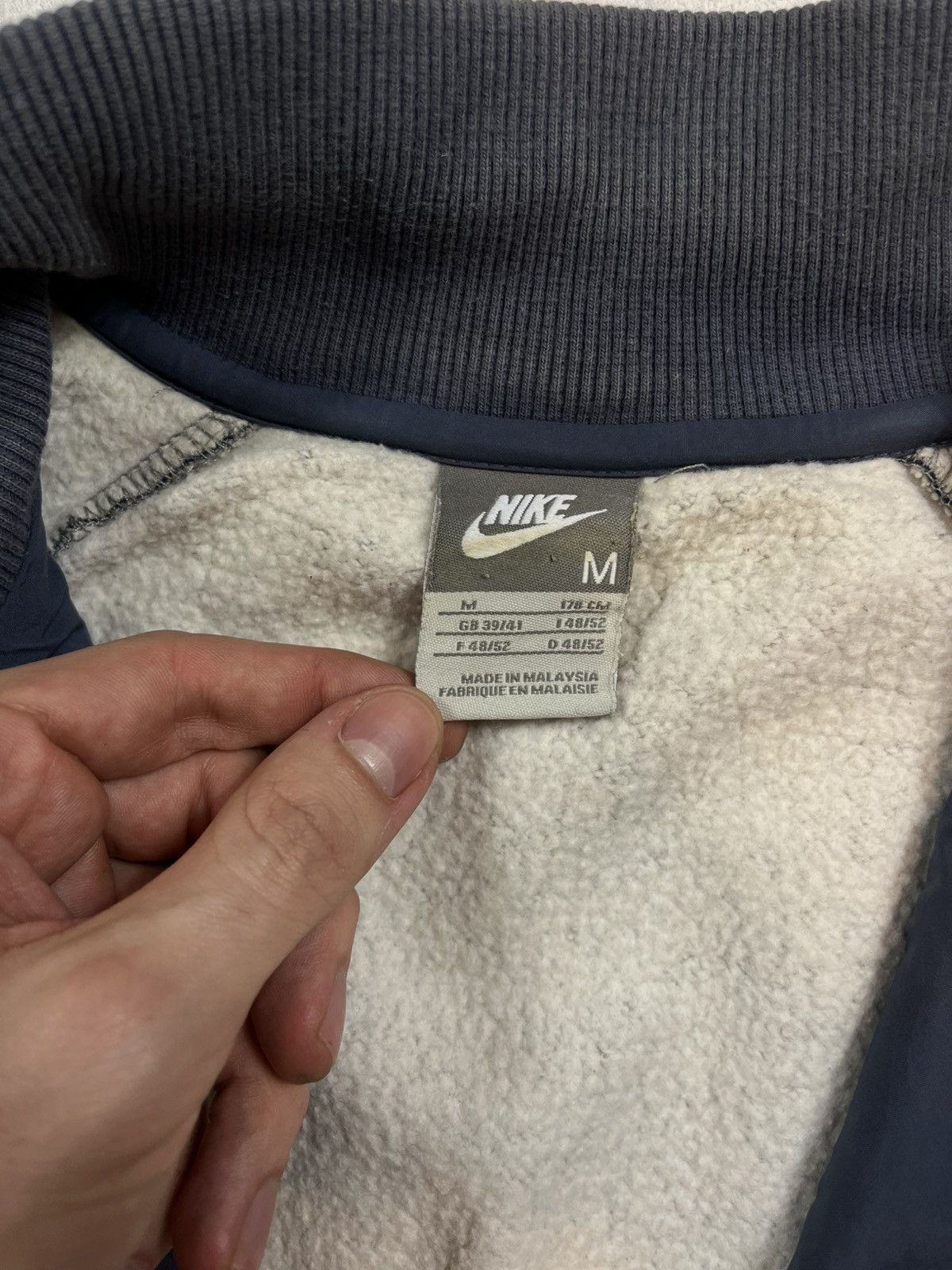 Nike × Vintage 90’s NIKE RETRO SWOOSH LOGO TRACK JACKET RARE Y2K Size US M / EU 48-50 / 2 - 3 Thumbnail
