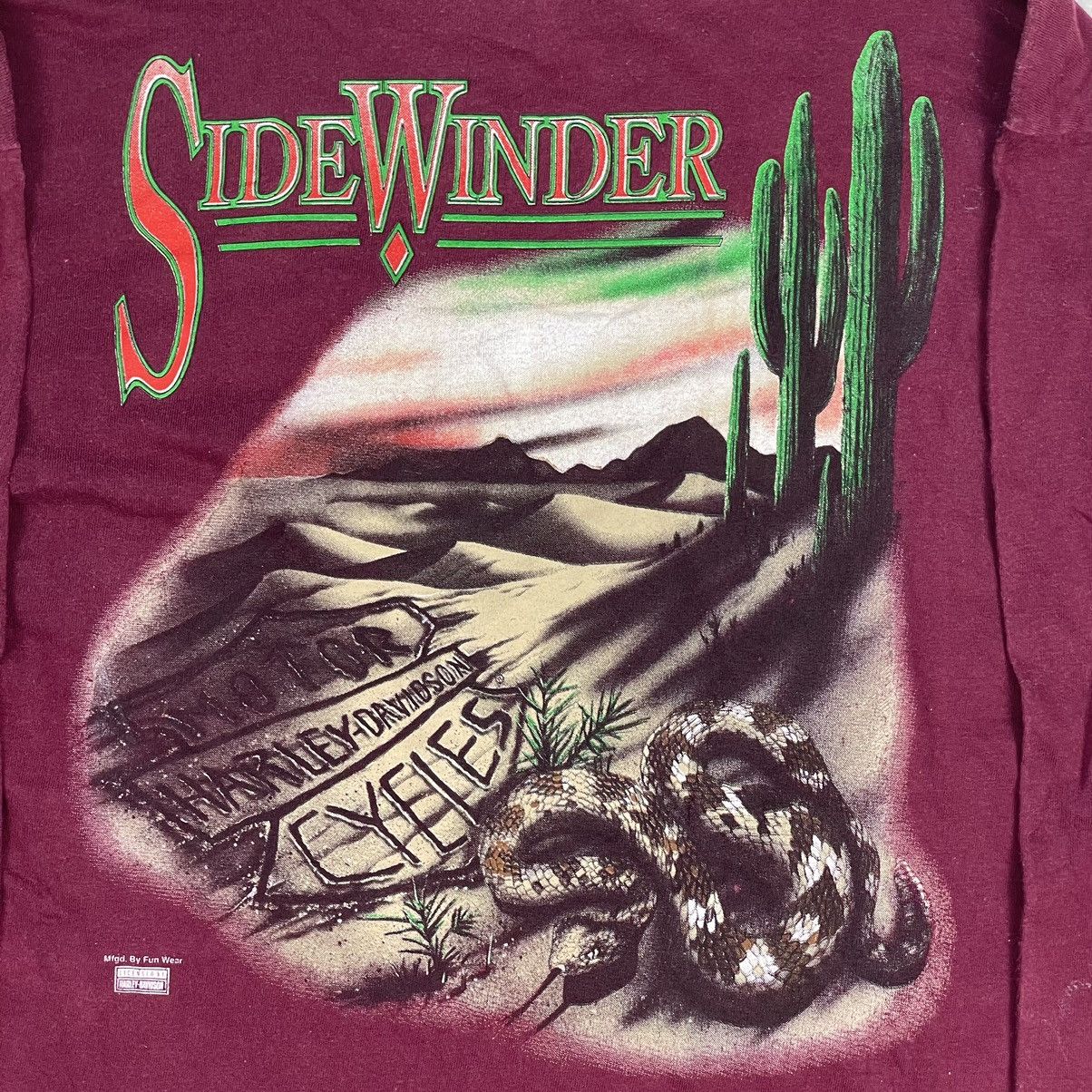 Harley Davidson VTG Harley Davidson Side Winder Desert Snake Tee Size US M / EU 48-50 / 2 - 13 Thumbnail