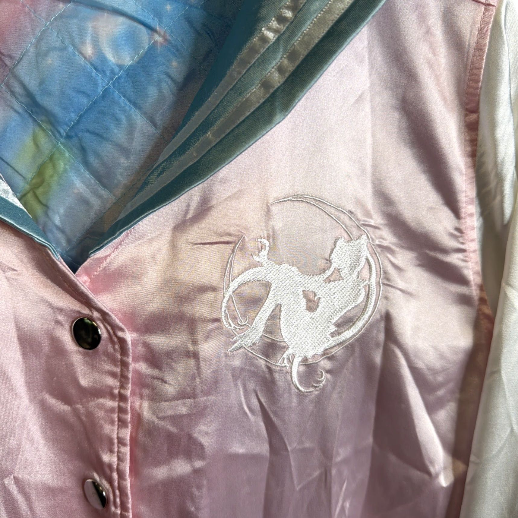 Vintage VINTAGE Sailor Moon Transformation Jacket Womens Satin Varsity Size M / US 6-8 / IT 42-44 - 2 Thumbnail