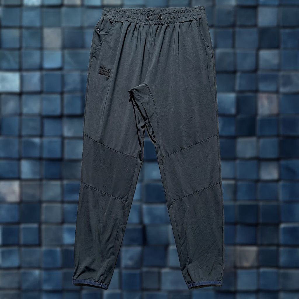 Vintage brokig Jogger Pants Mens Large Blue/Gray Athletic Activewear Ankle Zip Pocket Size US 33 - 1 Thumbnail
