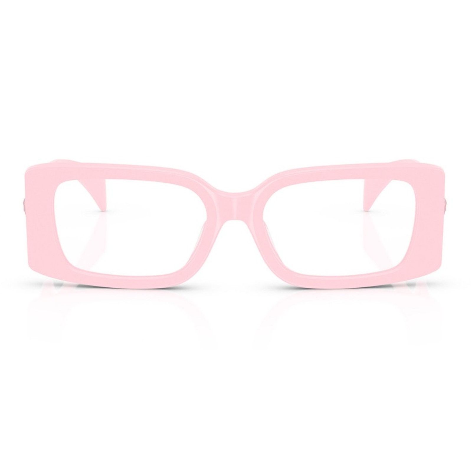 Versace New! Versace Light Pink Rectangular Glasses, VE3362U 5485 Size ONE SIZE - 4 Thumbnail