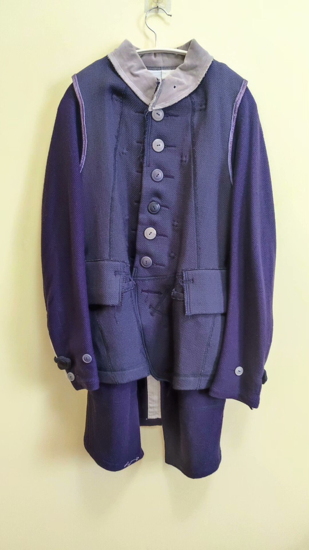 Takahiromiyashita The Soloist. The Soloist Deconstructed Wool Silk Coat Size US S / EU 44-46 / 1 - 1 Thumbnail