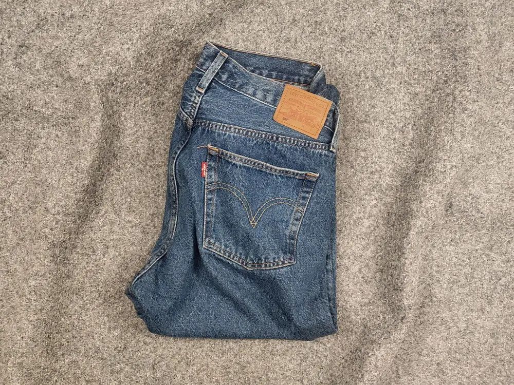 Levi's Levis 501's Straight Women's blue Denim Jeans Size 32" / US 10 / IT 46 - 1 Thumbnail