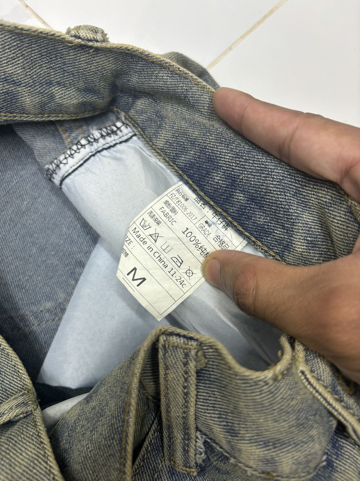 Japanese Brand VINTAGE JAPANESE RICK OWENS STYLE DISTRESSED DENIM JEANS Size US 30 / EU 46 - 9 Thumbnail