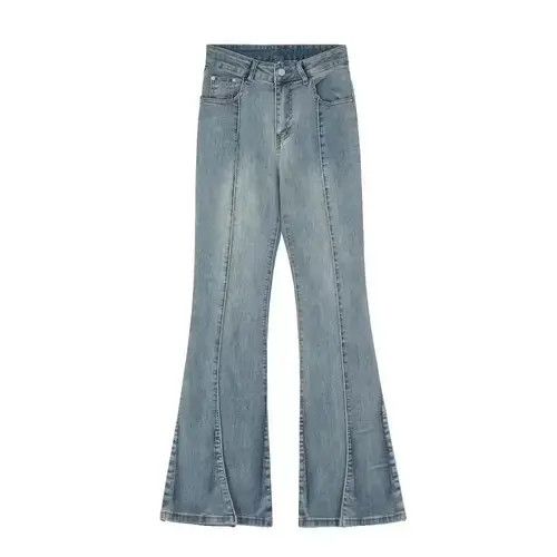 Other yuppie disco distressed fade flared jeans Size US 28 / EU 44 - 3 Thumbnail