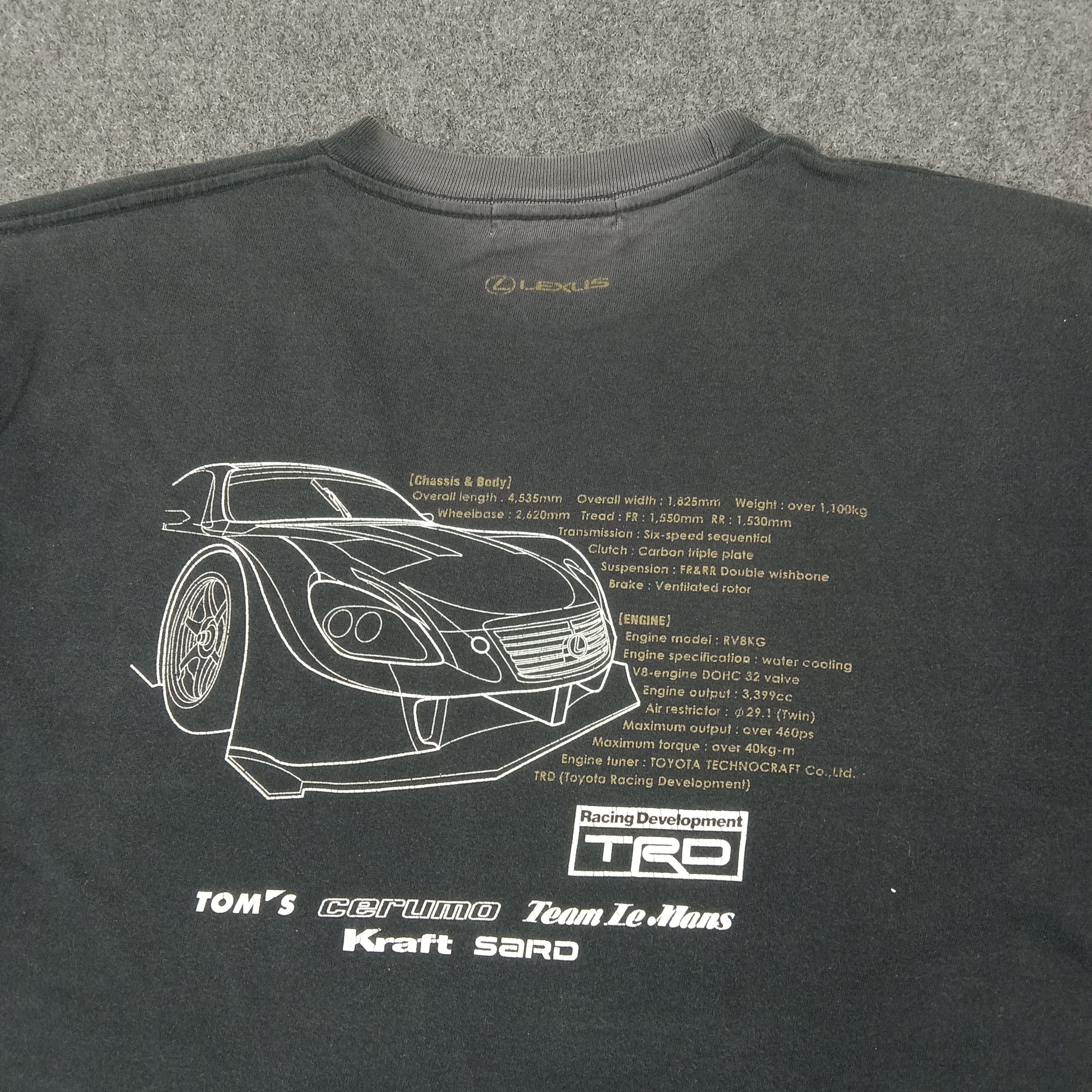 Japanese Brand Lexus TRD Japanese Racing Motorsports Tshirt C267N49 Size US L / EU 52-54 / 3 - 2 Thumbnail
