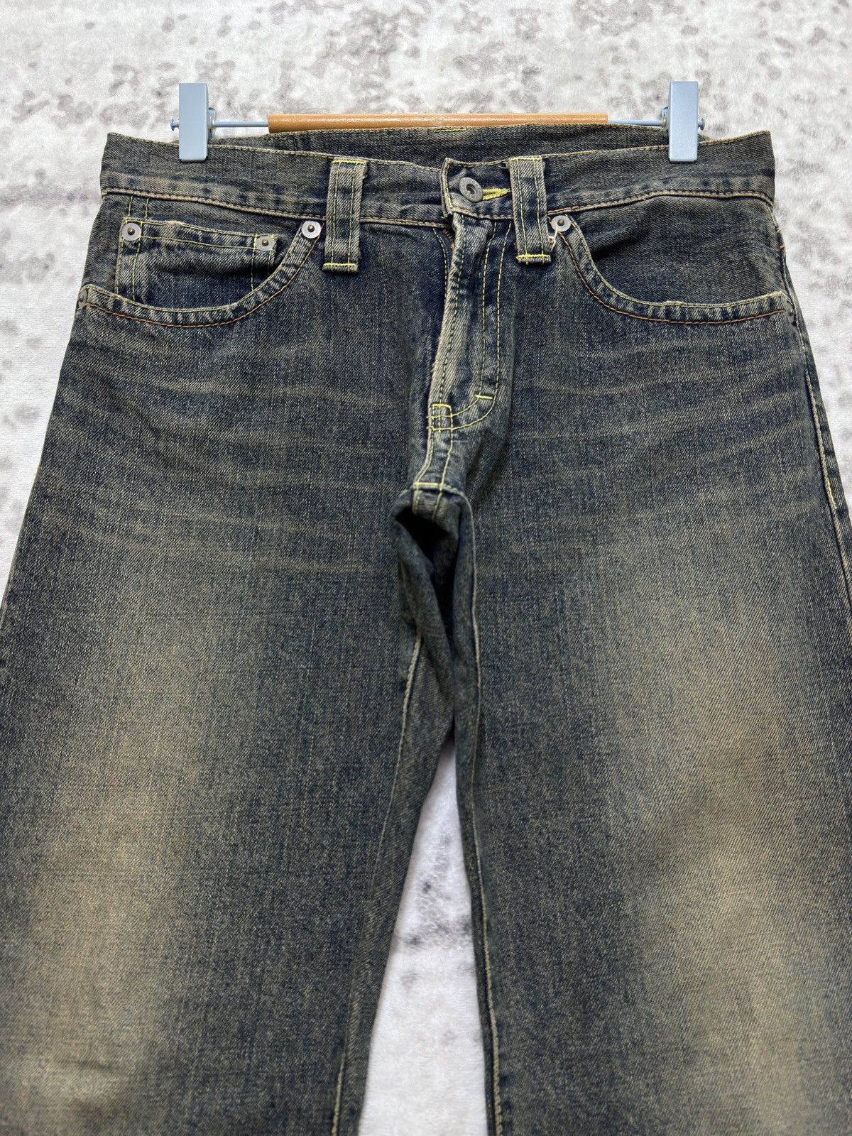 Hysteric Glamour Vintage COCOLULU Y2K Straight Leg Acid Wash Unisex Jeans Size US 31 - 3 Thumbnail