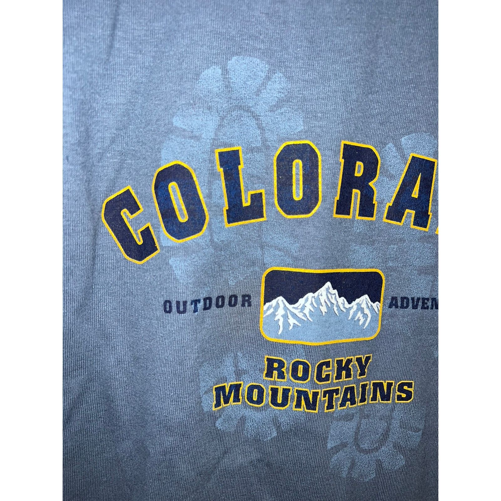 Anvil Vintage Rocky Mountains Shirt National Park Blue Tee VTG 90s Size US M / EU 48-50 / 2 - 3 Thumbnail
