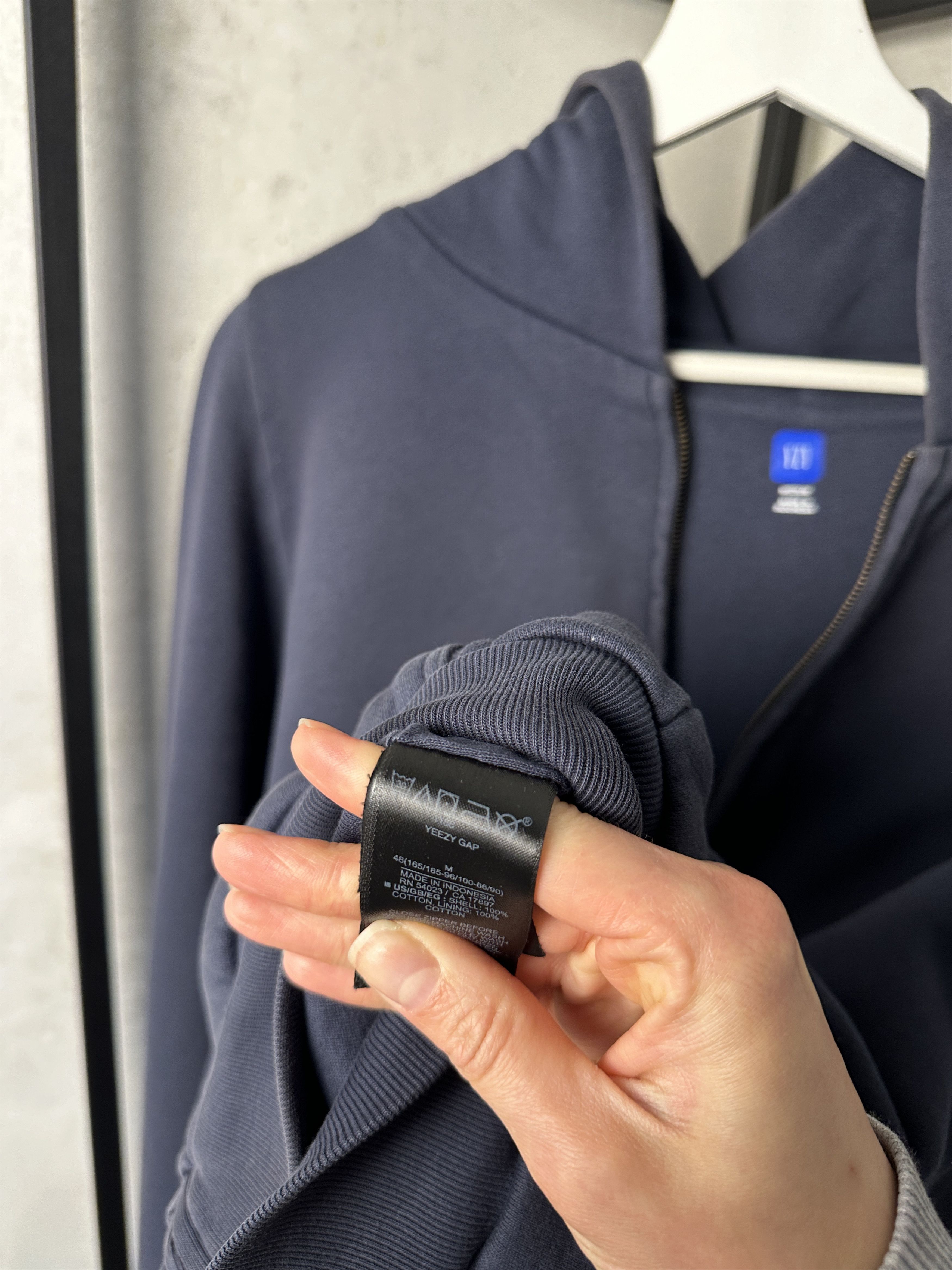 Gap Yzy Gap Zip Up Hoodie in Navy Size US M / EU 48-50 / 2 - 4 Thumbnail
