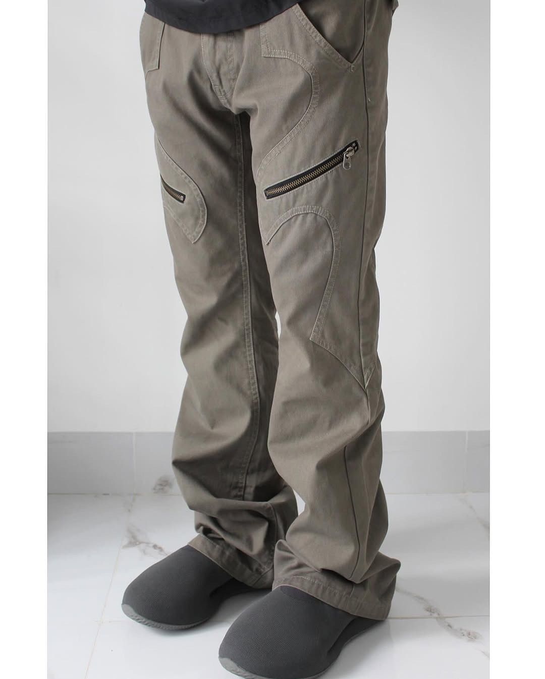 If Six Was Nine 2000S CUSTOM CULTURE JAPAN FLARED PANTS Size US 30 / EU 46 - 2 Thumbnail