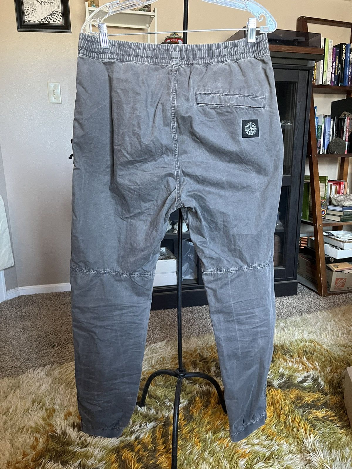 image of Stone Island Type Re-T Pants in Grey, Men's (Size 30)