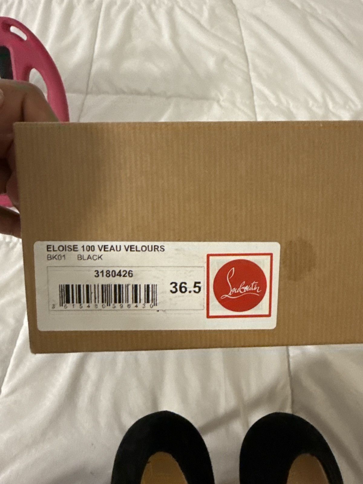 Christian Louboutin Eloise 100 Veau Velors Size US 6.5 / IT 36.5 - 6 Thumbnail
