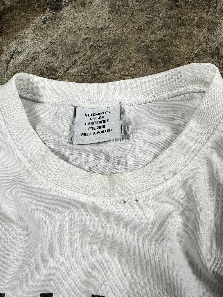 Vetements Vetements QR Code T-shirt Size US XS / EU 42 / 0 - 3 Thumbnail