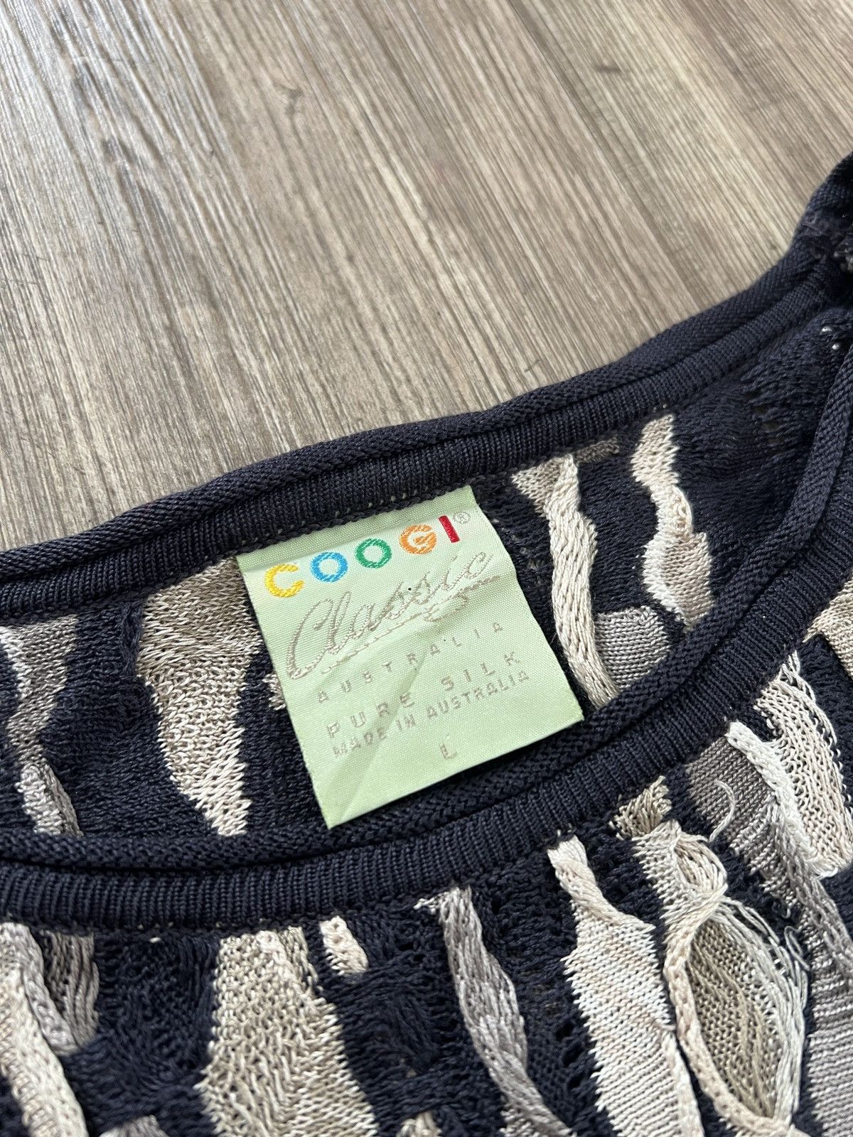 Coogi Vintage COOGI Australia Pure Silk 3D Knit Sweater Biggie Size US L / EU 52-54 / 3 - 4 Thumbnail