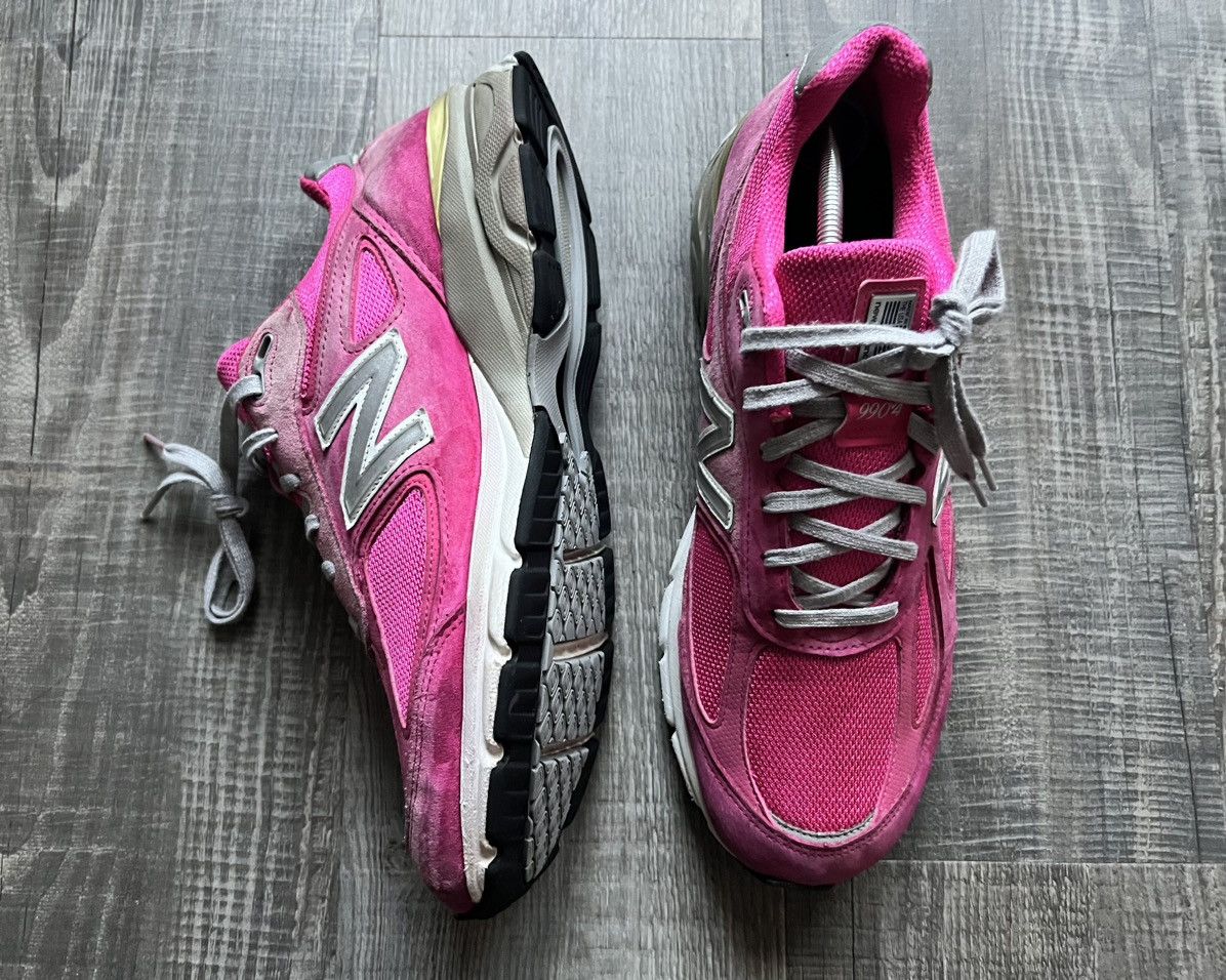 New Balance × Vintage NEW BALANCE • 990V4 "2018 Pink Ribbon" (12M) Size US 12 / EU 45 - 7 Thumbnail