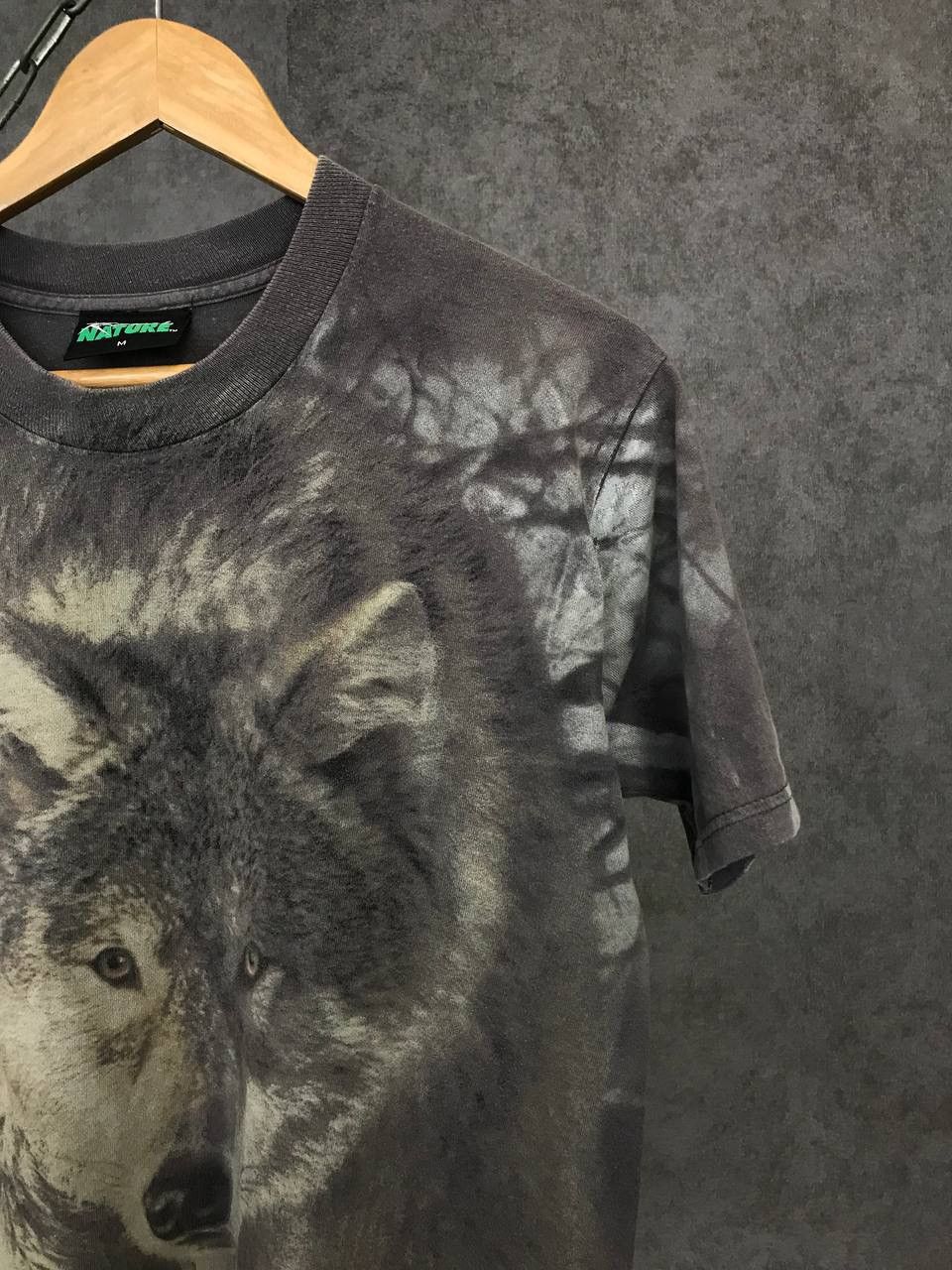 Vintage Wolf animal vintage overprinted made in USA tee Size US M / EU 48-50 / 2 - 3 Thumbnail
