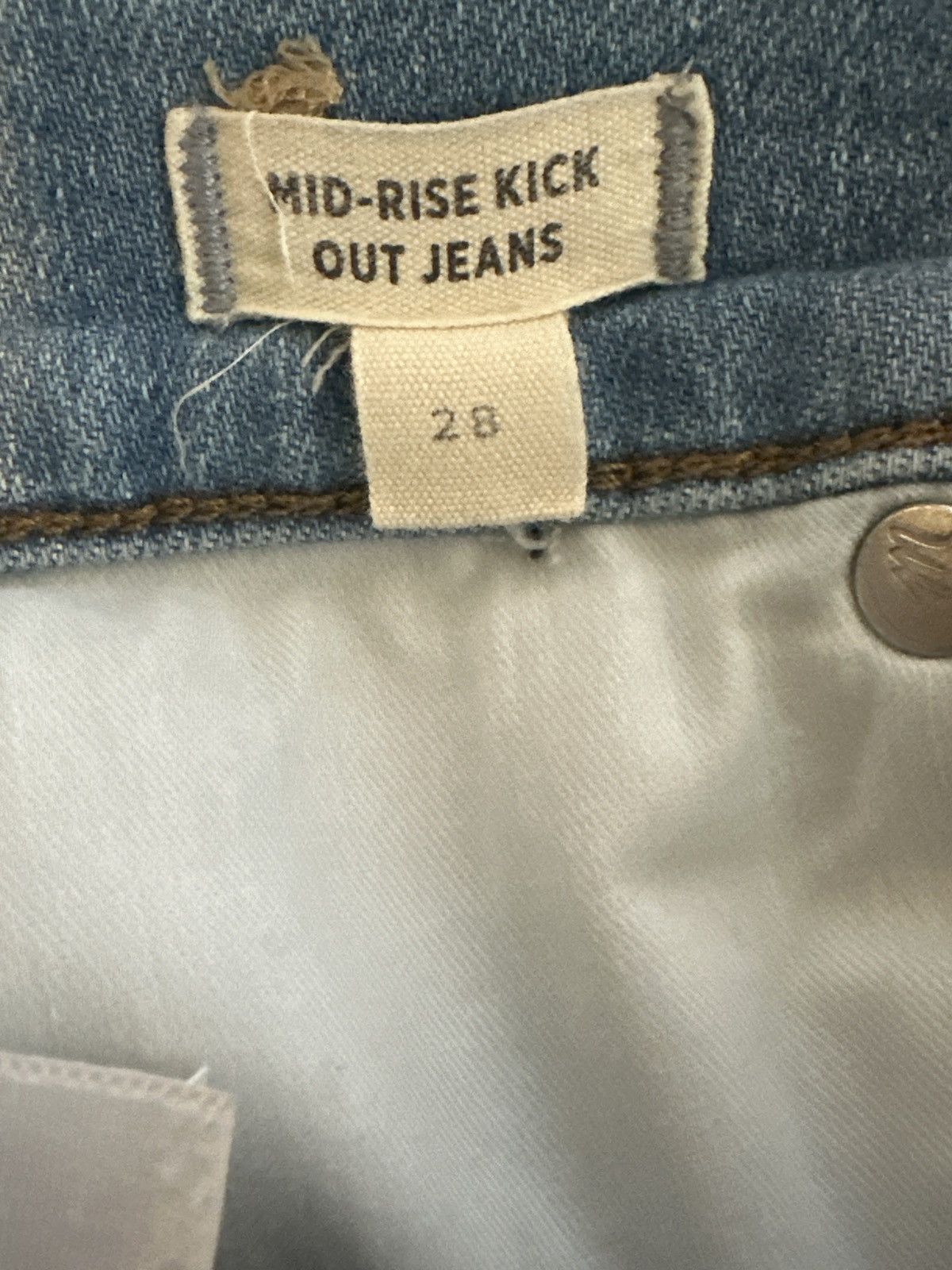Madewell Madewell Mid-Rise Kick Out Jeans Size 28" / US 6 / IT 42 - 11 Thumbnail