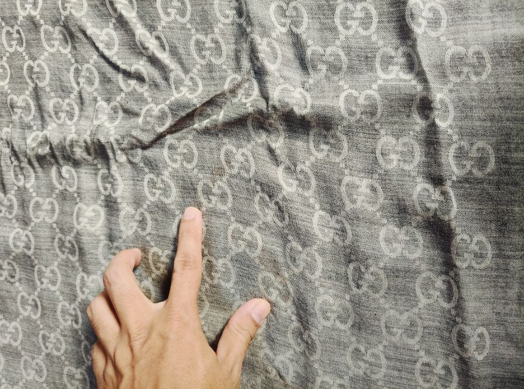 Gucci GUCCI MONOGRAM WOOL SCARF Size ONE SIZE - 10 Thumbnail