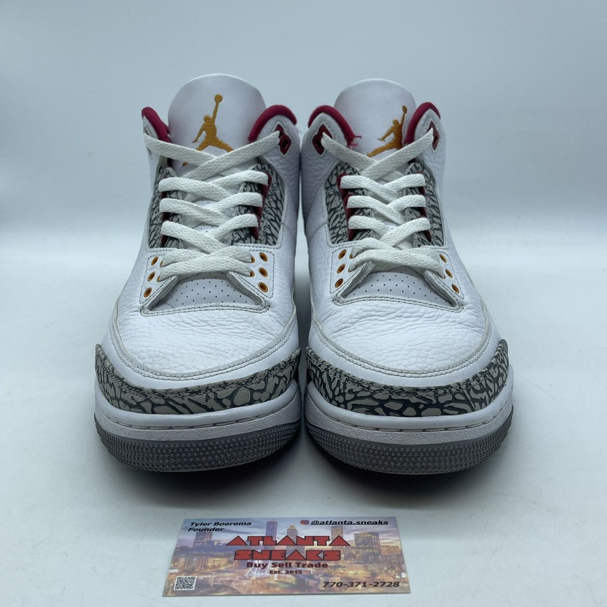 Jordan Brand Air Jordan 3 Cardinal Red Size US 10 / EU 43 - 2 Thumbnail