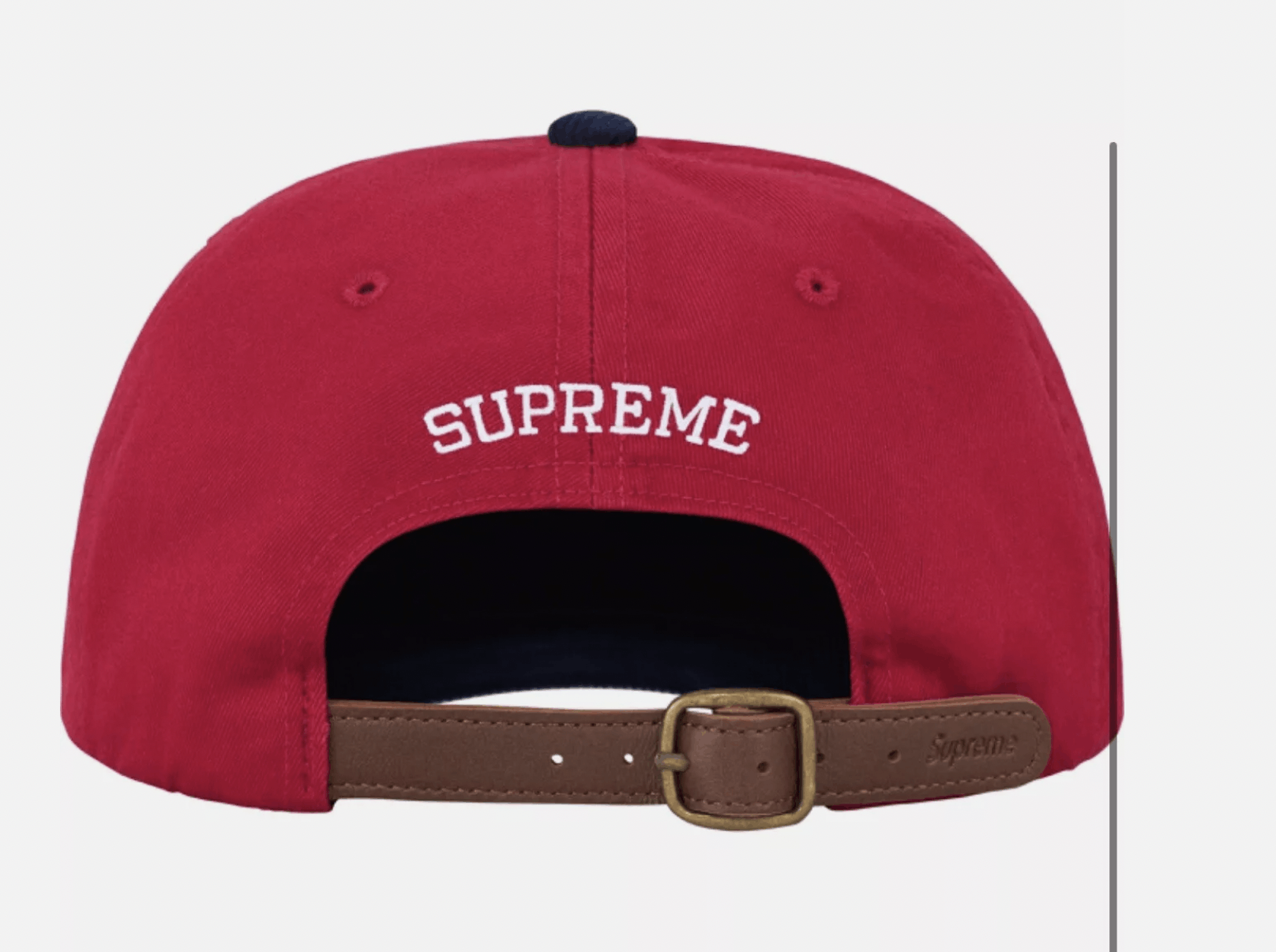 Supreme NWT Supreme 2-Tone S Logo 6-Panel - Red Size ONE SIZE - 3 Thumbnail