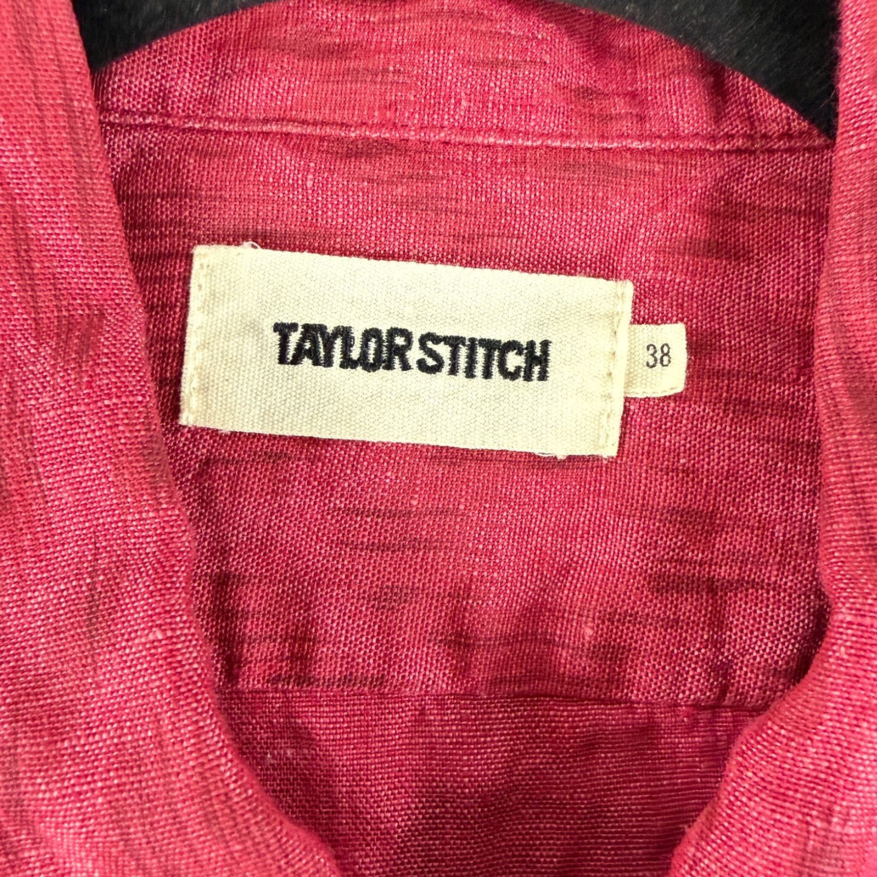 Taylor Stitch Taylor Stitch Havana Camp Collar Shirt Mens S Red Ikat 100% Linen SS Vintage: No Size US S / EU 44-46 / 1 - 7 Thumbnail