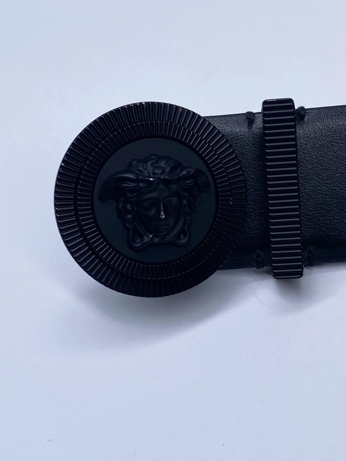 Versace Versace Medusa Biggie Leather Belt size 80/32” Size 32 - 11 Thumbnail