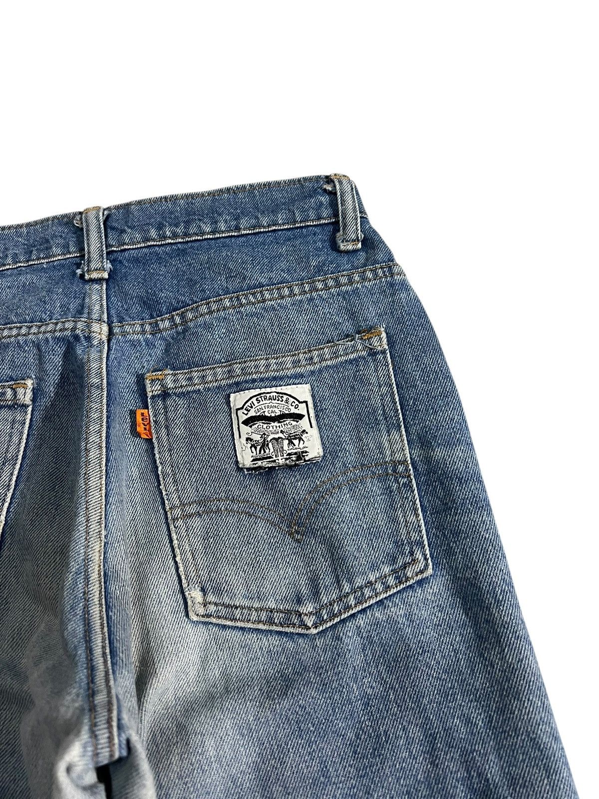 Levi's Vintage 70’s Levi’s Orange Tab Mud Wash Jean Size US 28 / EU 44 - 15 Thumbnail